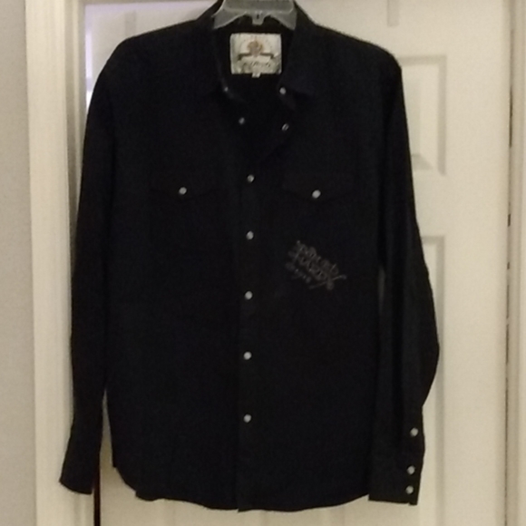 Ed Hardy Men BLK Shirt - Picture 1 of 5